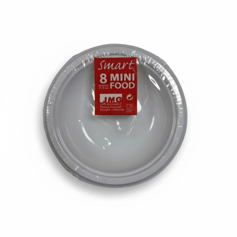 Piatto Smart Mini Food 8pz. Ø10 cm.