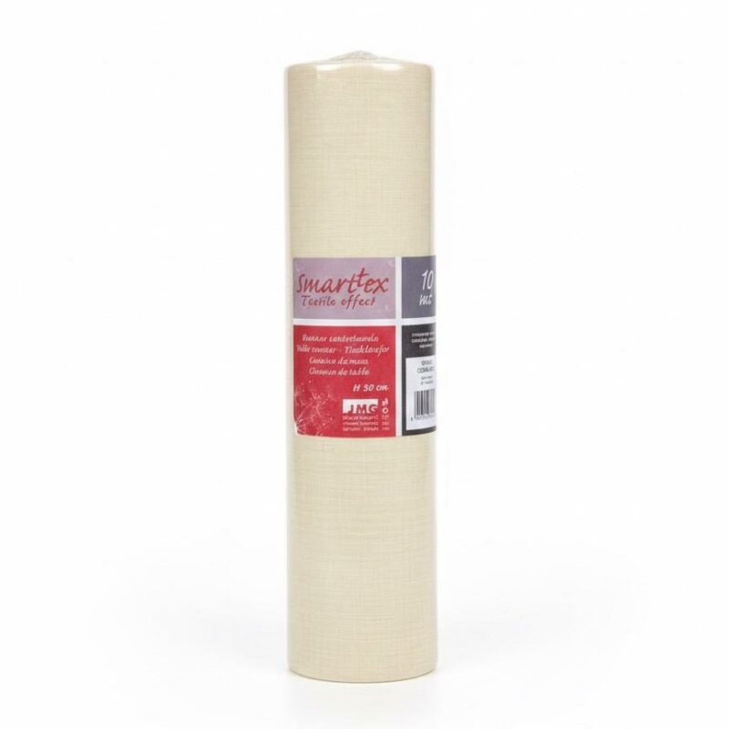 RUNNER CENTROTAVOLA COLOR CREMA/ORO LUNGHEZZA 10 M ALTEZZA 30 CM