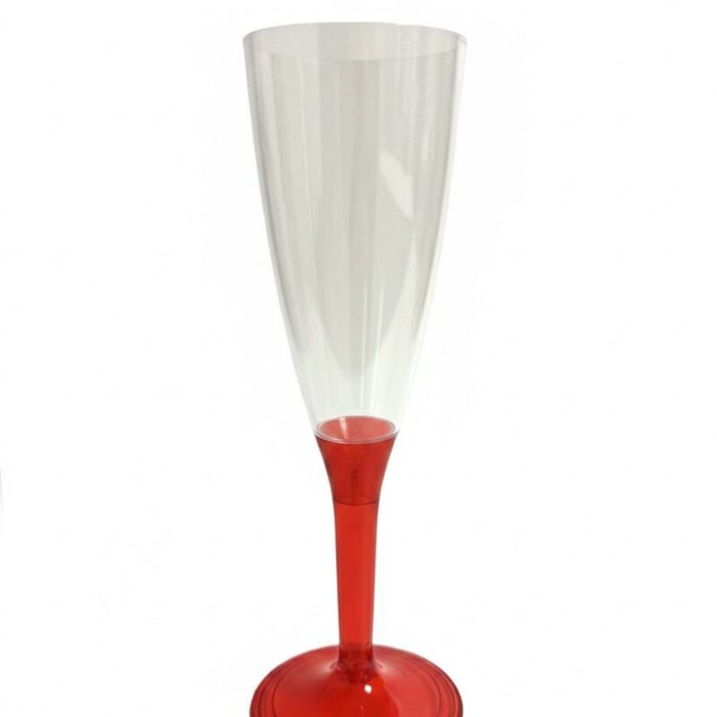 Bicchieri di Plastica Flutes Per la Festa 4pz.