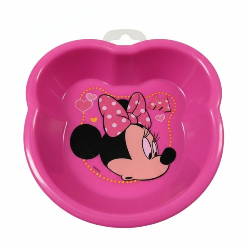 Piatto in Melamina Minnie Mouse - Forma a Cuore, Diametro 16 cm