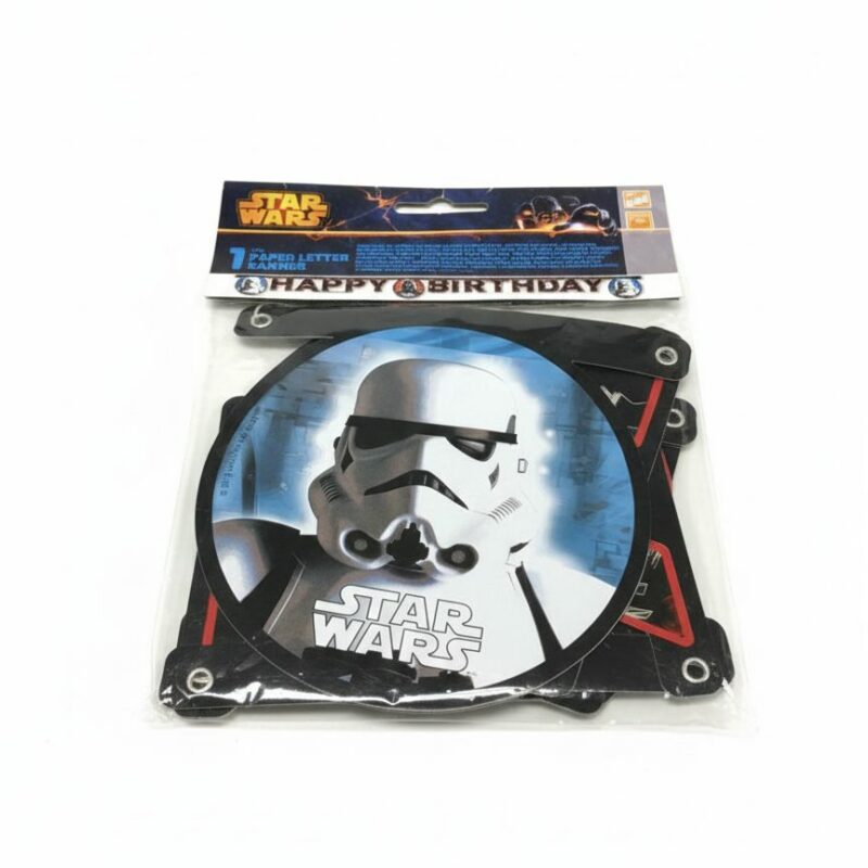 Festone Happy Birthday Star Wars - 1,6 m