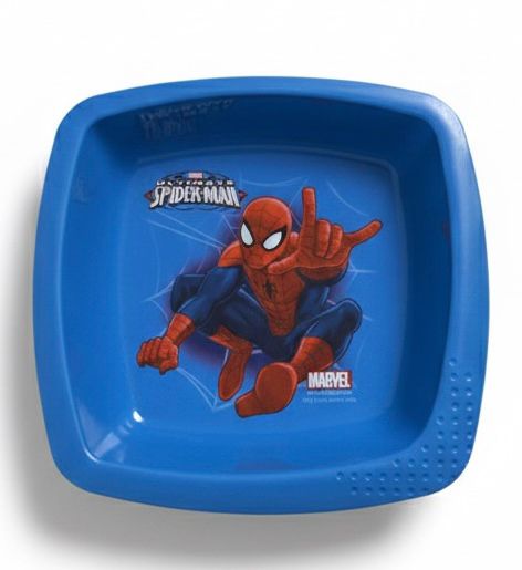 Ciotola Spider-Man Marvel Blu 16×16 cm – Melamina Originale Bambino