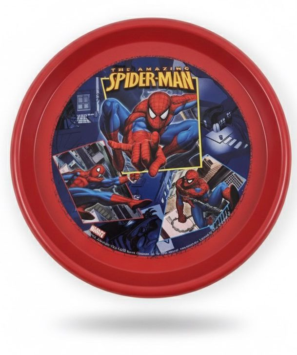Piatto Bambino Spider-Man Melamina Ø 23 cm – 500 ml Originale Marvel